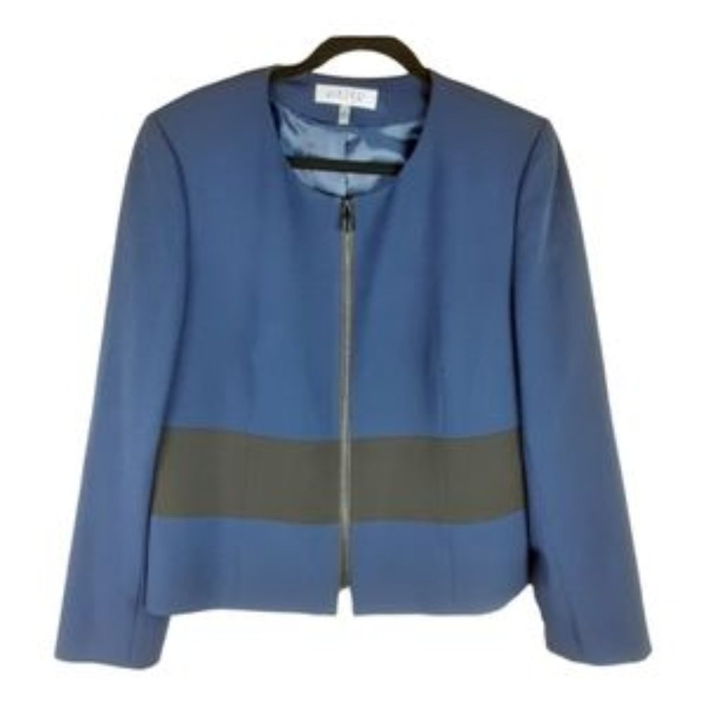 Kasper Colorblock Zip  Blazer 16